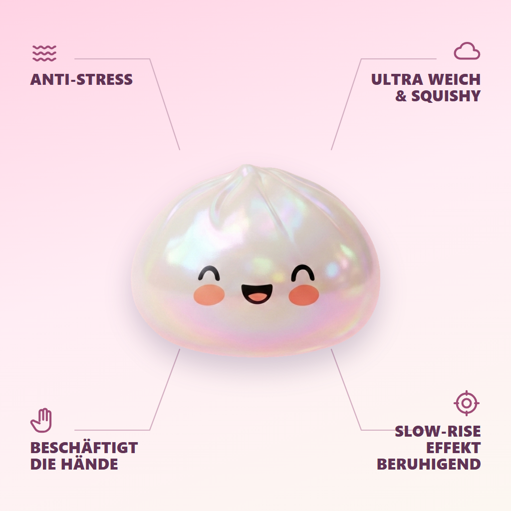 Dumpling Squishy Weiß Wolke — seine Vorteile