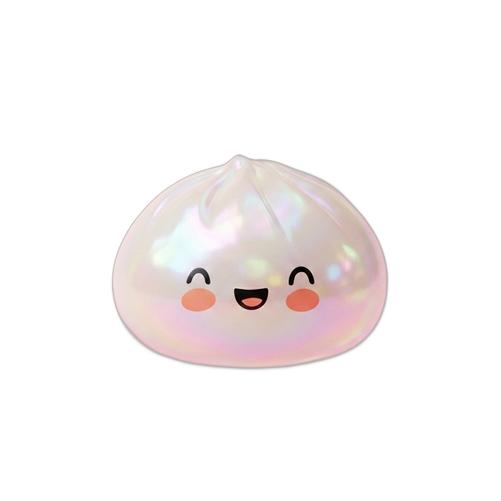 Dumpling Squishy Weiß Wolke beim Drücken, weiches Material