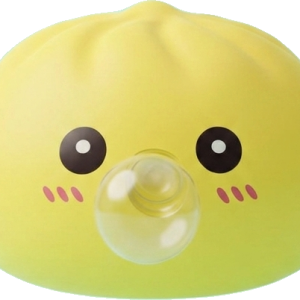 Jumbo Dumpling Squishy Gelb Riesig beim Drücken, weiches Material