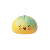 Squishy Dumpling Sunset Gelb beim Drücken, weiches Material