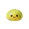 Dumpling Squishy Tie Dye Zitronengelb beim Drücken, weiches Material