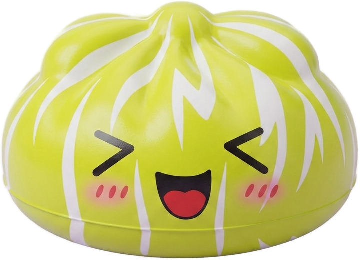 Squishy Dumpling Mystery Happy Faces Box beim Drücken, weiches Material