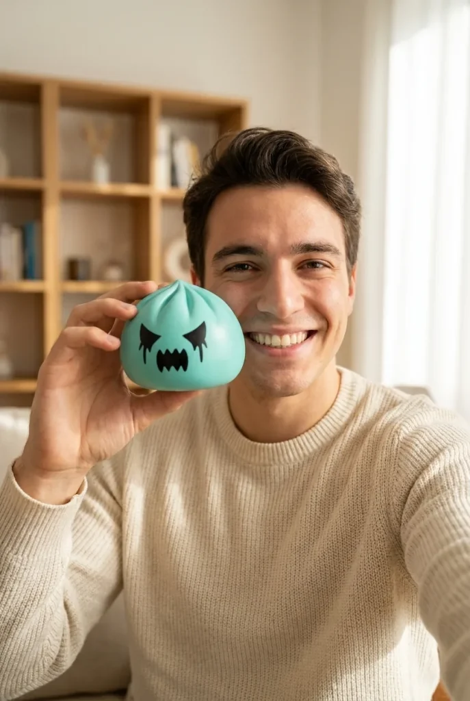 Dumpling Squishy Geist Mystery im Alltag
