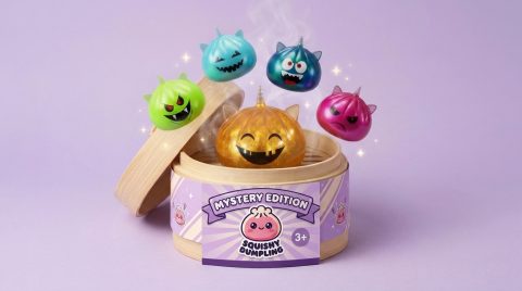 Squishy Dumpling Mystery Halloween Einhorn beim Drücken, weiches Material