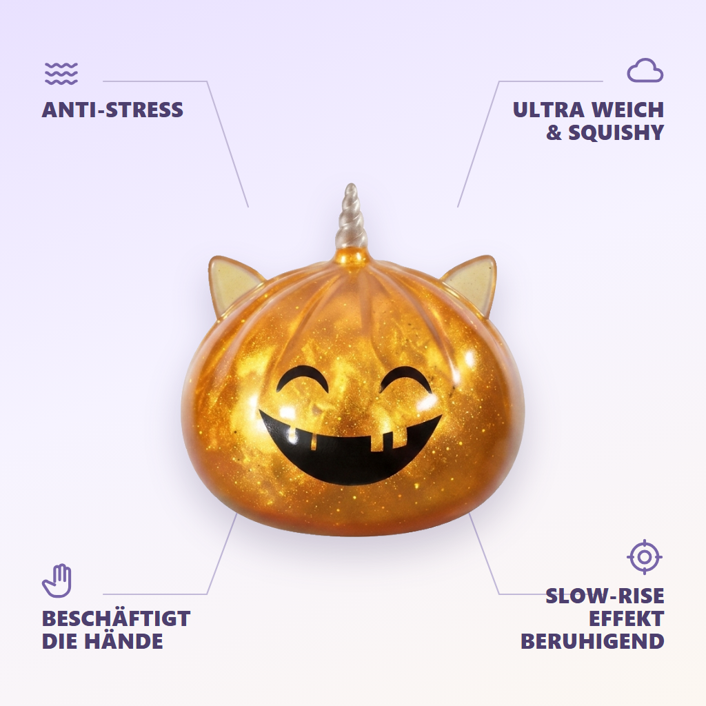 Squishy Dumpling Mystery Halloween Einhorn — seine Vorteile