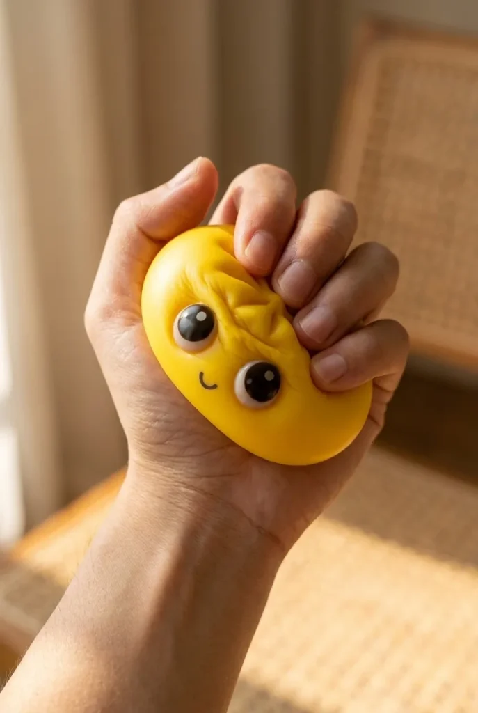 Dumpling Squishy Mystery Pop Großaugen beim Drücken