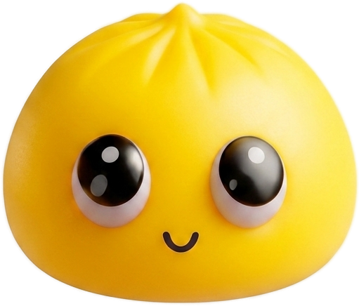 Dumpling Squishy Mystery Pop Großaugen beim Drücken, weiches Material