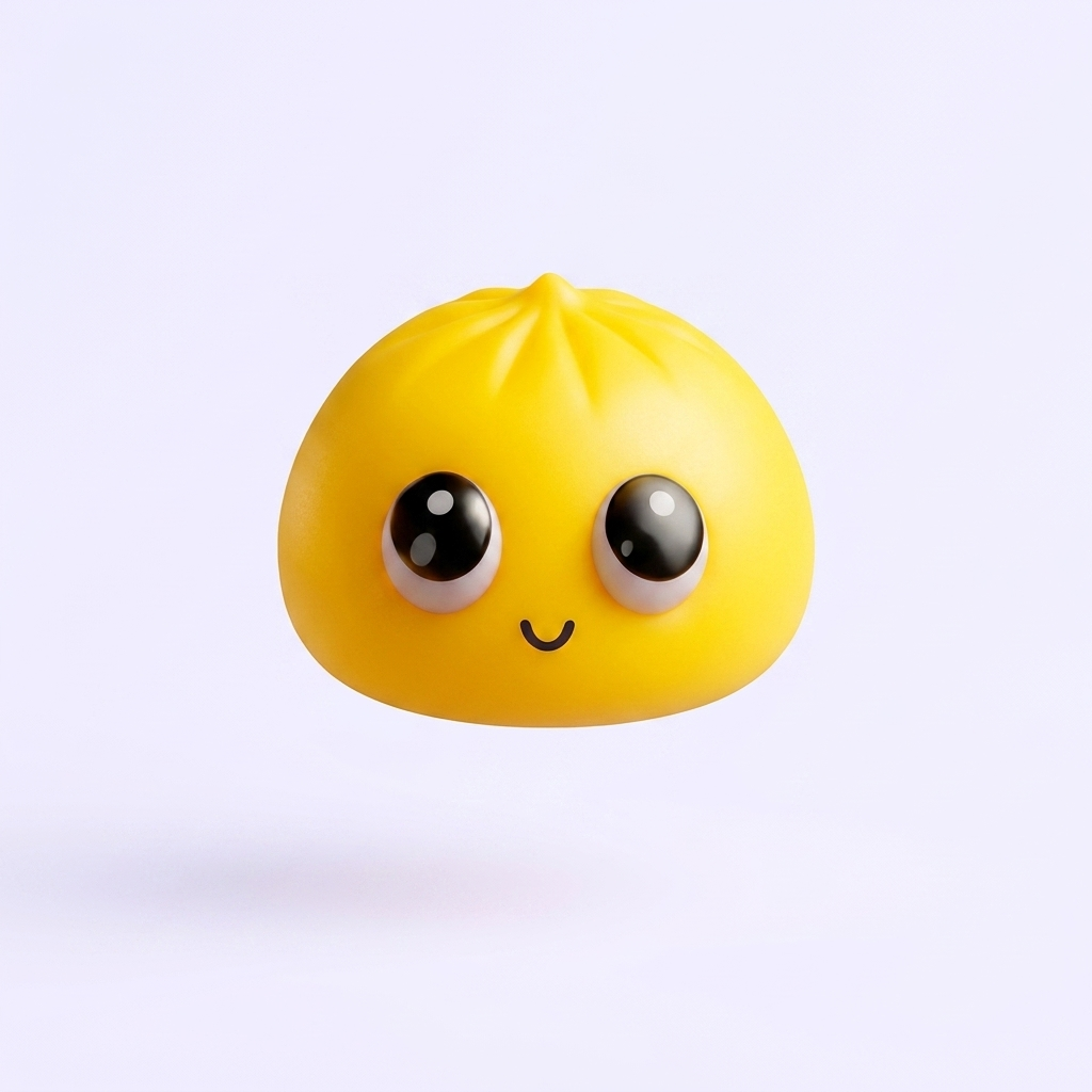 Dumpling Squishy Mystery Pop Großaugen beim Drücken, weiches Material