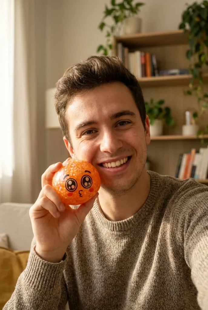 Squishy Dumpling Mystery Puppy Eyed Blindbox im Alltag