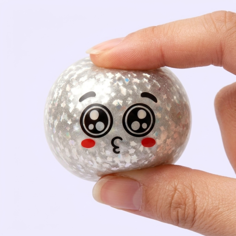 Squishy Dumpling Mystery Puppy Eyed Blindbox beim Drücken, weiches Material