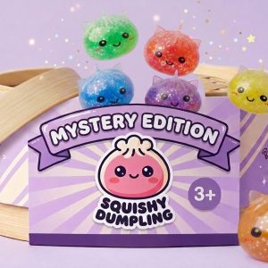 Squishy Dumpling Einhorn Mystery Glitter beim Drücken, weiches Material