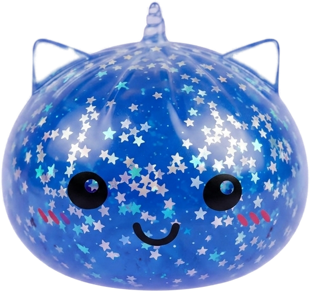 Squishy Dumpling Einhorn Mystery Glitter beim Drücken, weiches Material