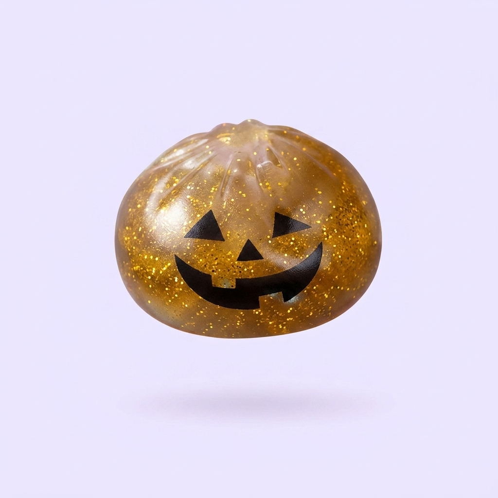 Squishy Dumpling Vampire Mystery Blutrot beim Drücken, weiches Material