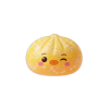 Dumpling Squishy Pinguin Buttergelb beim Drücken, weiches Material