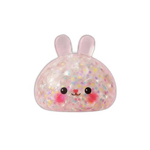 Dumpling Squishy Hase Bubble beim Drücken, weiches Material