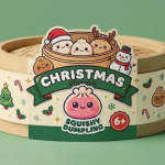 Box Squishy Dumpling Christmas Edition