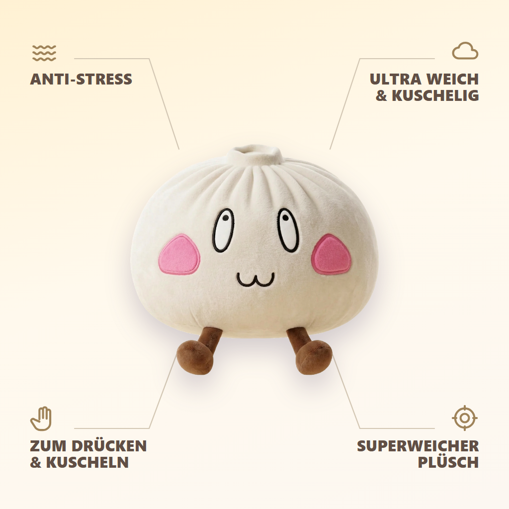 Dumpling Squishy XXL Fröhliches Gesicht — seine Vorteile