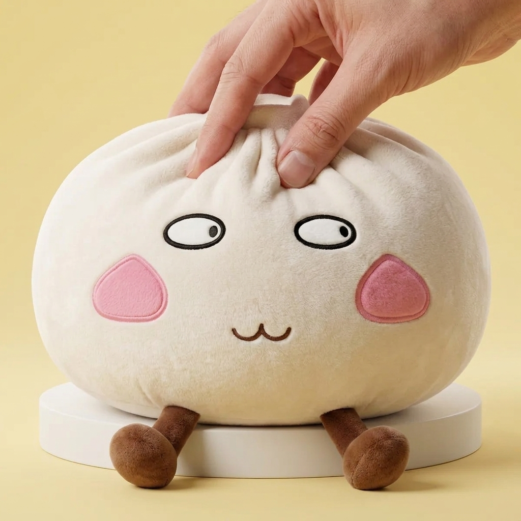 Dumpling Squishy XXL Stolz & Frech beim Drücken, weiches Material