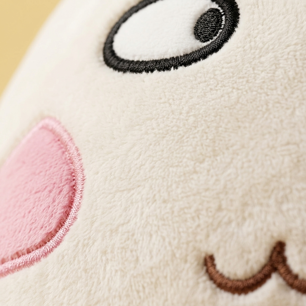 Dumpling Squishy XXL Stolz & Frech — Makro-Nahaufnahme der Textur