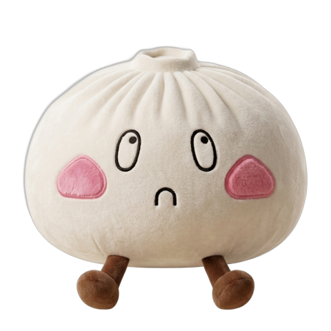 Squishy Dumpling XXL Traurig beim Drücken, weiches Material