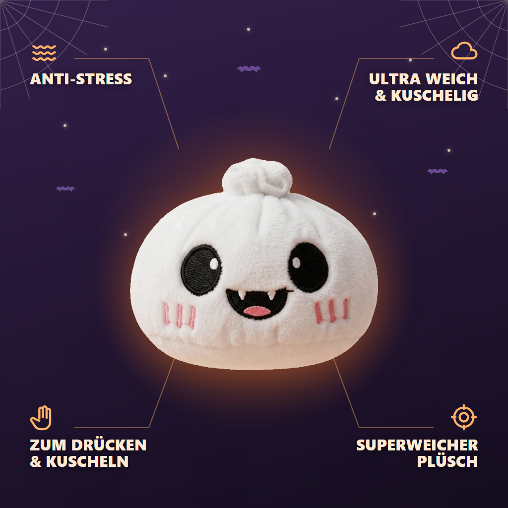 Dumpling Squishy Geist Halloween Mondschein — seine Vorteile
