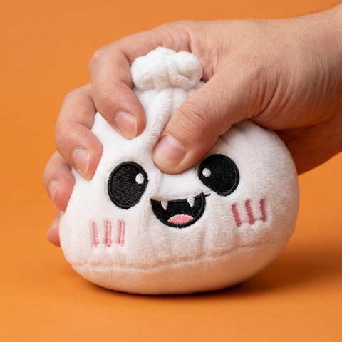 Dumpling Squishy Geist Halloween Mondschein — slow-rise Effekt, der Schaum federt langsam zurück