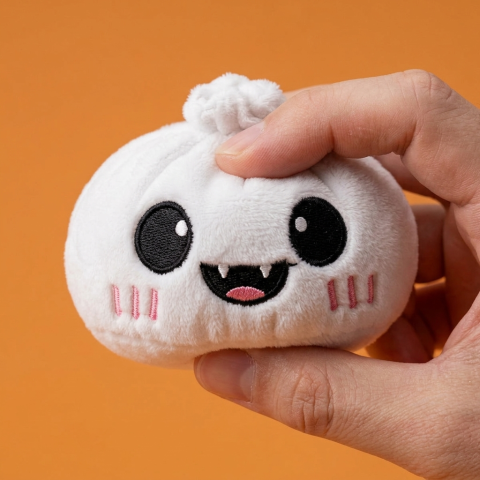 Dumpling Squishy Geist Halloween Mondschein beim Drücken, weiches Material