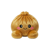 Squishy Dumpling Gold Royal beim Drücken, weiches Material