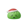 Christmas Hat Dumpling Squishy Elfe Grün beim Drücken, weiches Material