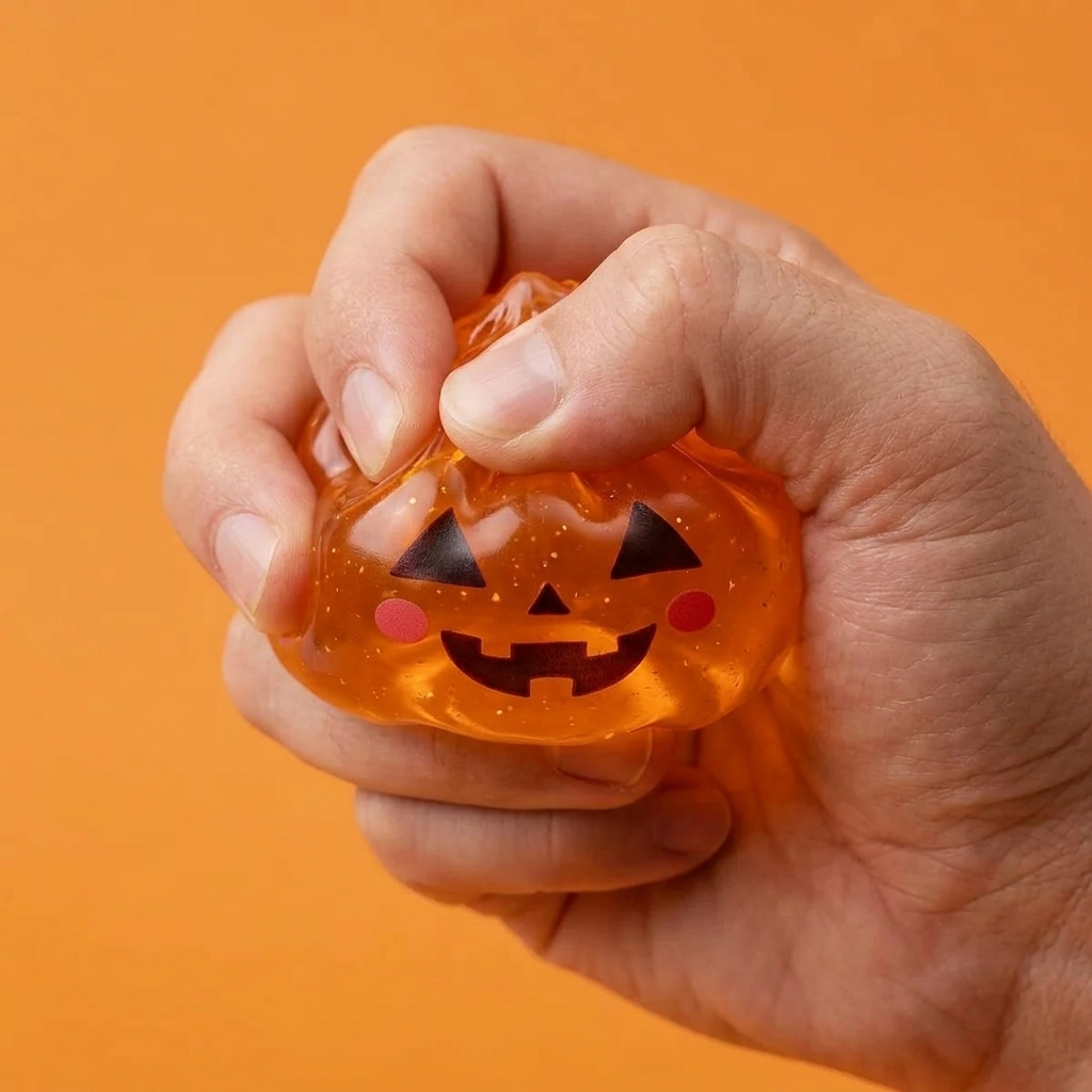 Squishy Dumpling Halloween XXL 8er-Set — slow-rise Effekt, der Schaum federt langsam zurück
