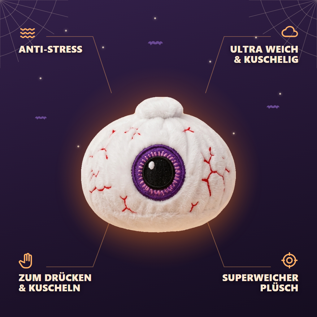 Squishy Dumpling Halloween Auge Plüsch — seine Vorteile