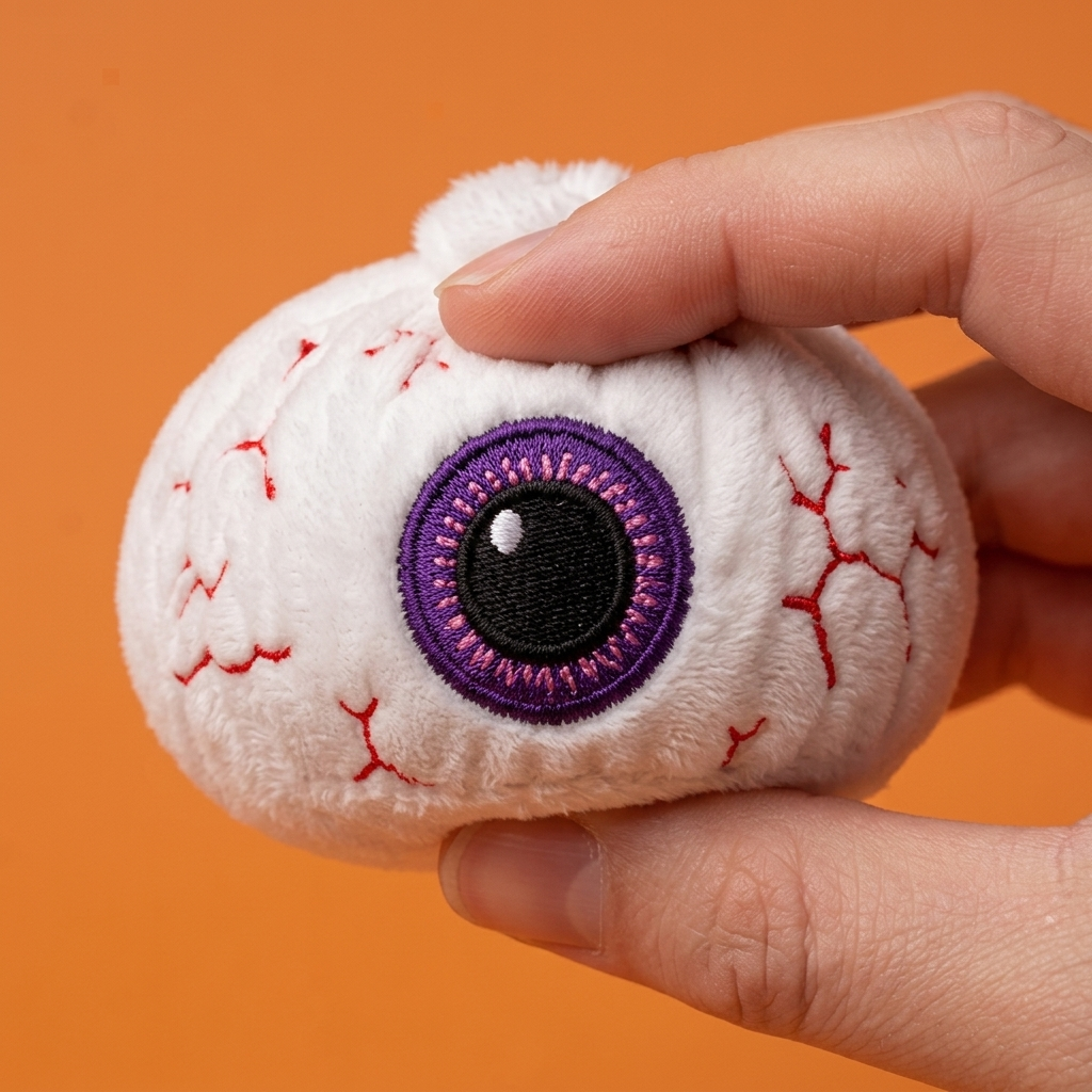 Squishy Dumpling Halloween Auge Plüsch beim Drücken, weiches Material