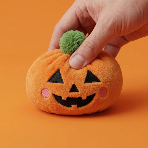 Squishy Dumpling Kürbis Halloween — slow-rise Effekt, der Schaum federt langsam zurück