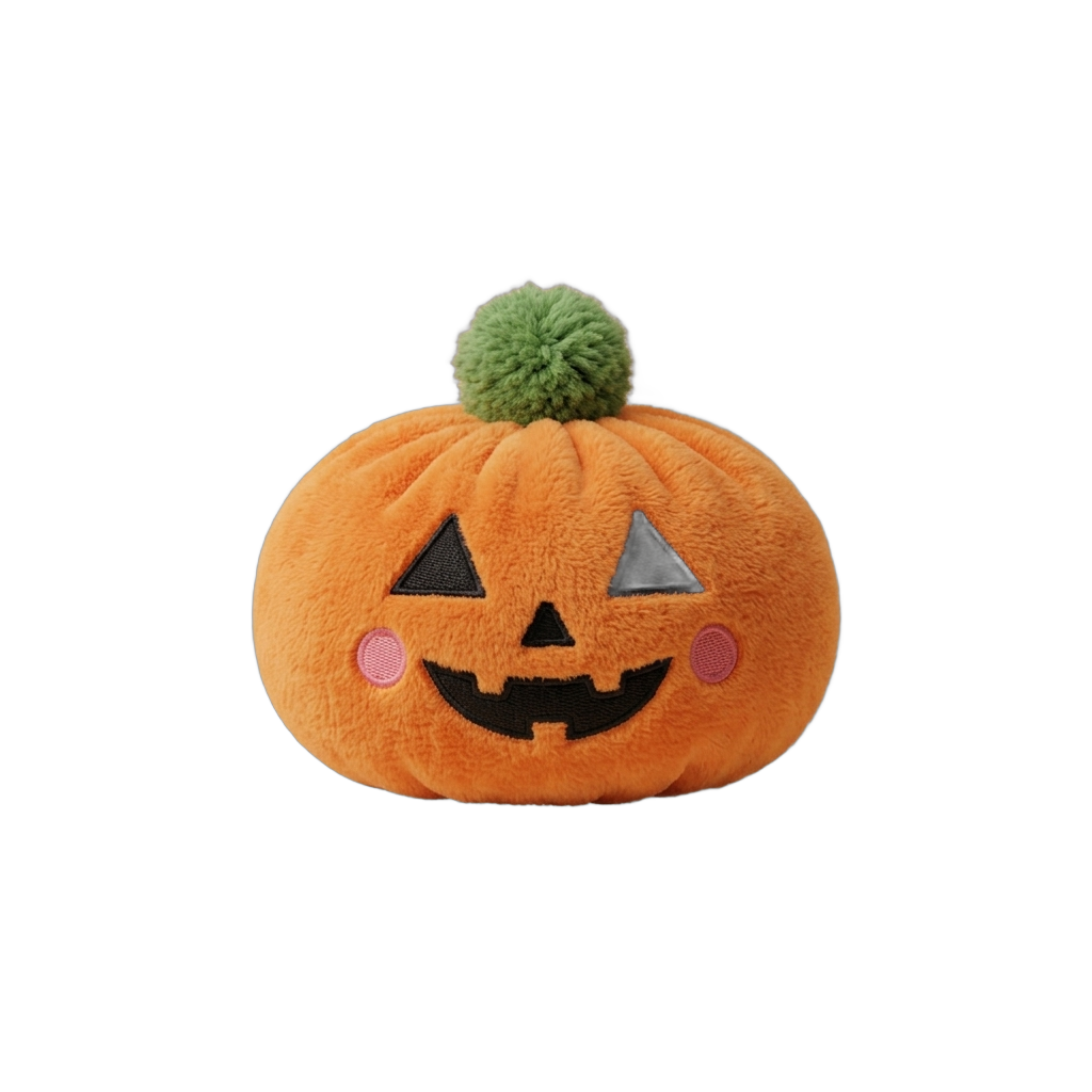 Squishy Dumpling Kürbis Halloween beim Drücken, weiches Material