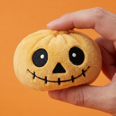 Skeleton Dumpling Squishy Halloween Grinsend beim Drücken, weiches Material