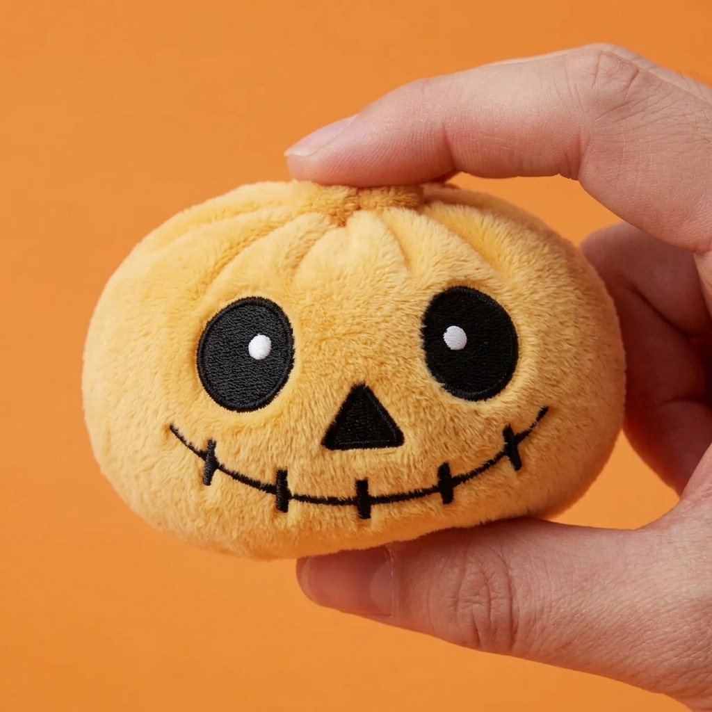 Skeleton Dumpling Squishy Halloween Grinsend beim Drücken, weiches Material