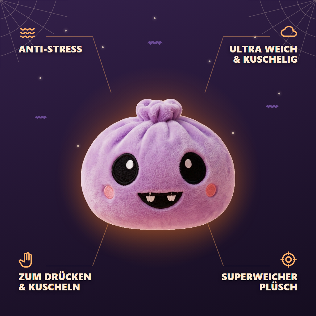 Squishy Dumpling Vampire Halloween Samt-Plüsch — seine Vorteile