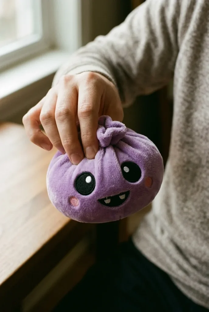 Squishy Dumpling Vampire Halloween Samt-Plüsch beim Drücken