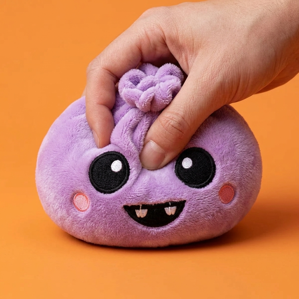 Squishy Dumpling Vampire Halloween Samt-Plüsch — slow-rise Effekt, der Schaum federt langsam zurück