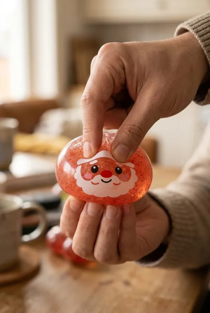 Dumpling Squishy Mystery Candy Weihnachten beim Drücken