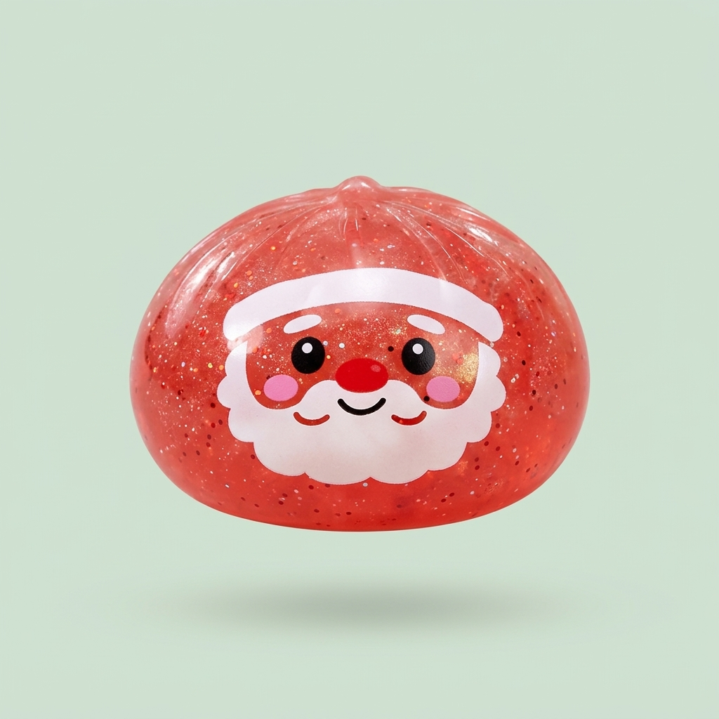 Dumpling Squishy Mystery Candy Weihnachten beim Drücken, weiches Material