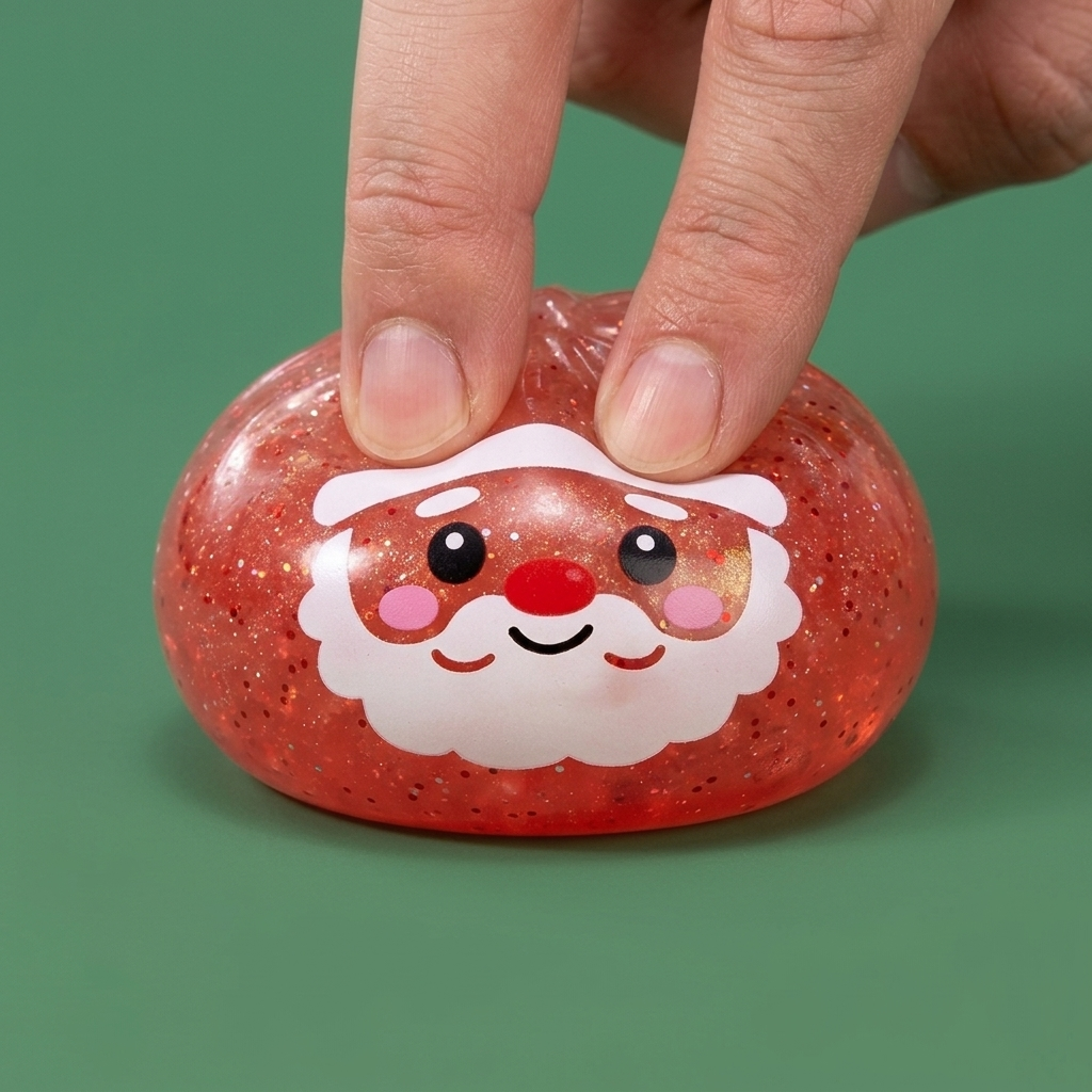 Dumpling Squishy Mystery Candy Weihnachten beim Drücken, weiches Material