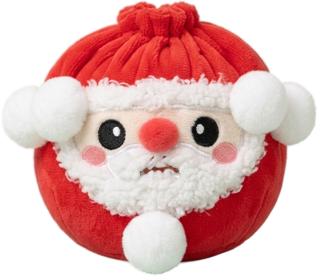 Squishy Dumpling Mystery Christmas Plüschfigur beim Drücken, weiches Material