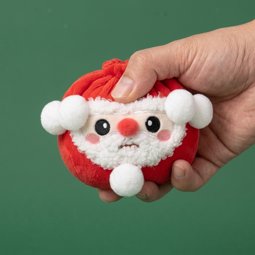 Squishy Dumpling Mystery Christmas Plüschfigur — slow-rise Effekt, der Schaum federt langsam zurück
