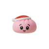 Dumpling Squishy Weihnachtsmütze Rosa Zuckersüß beim Drücken, weiches Material