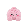 Dumpling Squishy Plüsch Rosa Pfingstrose beim Drücken, weiches Material