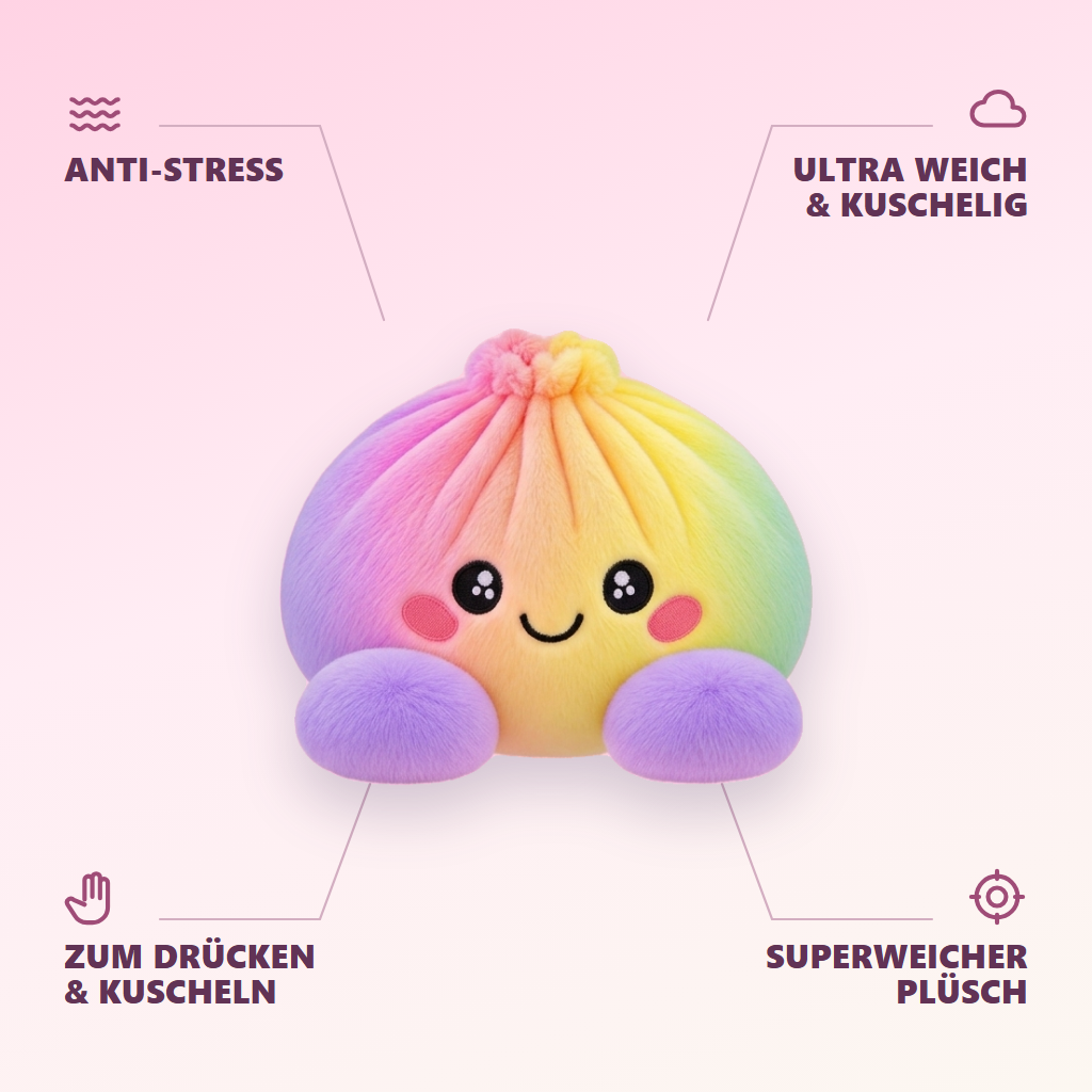 Squishy Dumpling Regenbogen Pastell — seine Vorteile