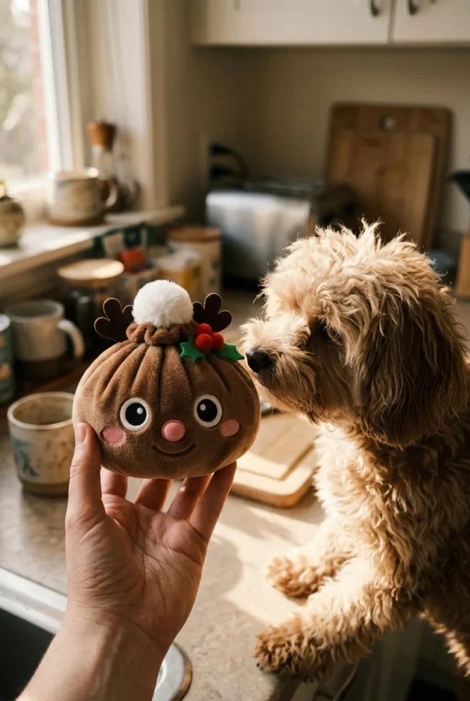 Dumpling Squishy Rentier Weihnachten mit einem Kuscheltier