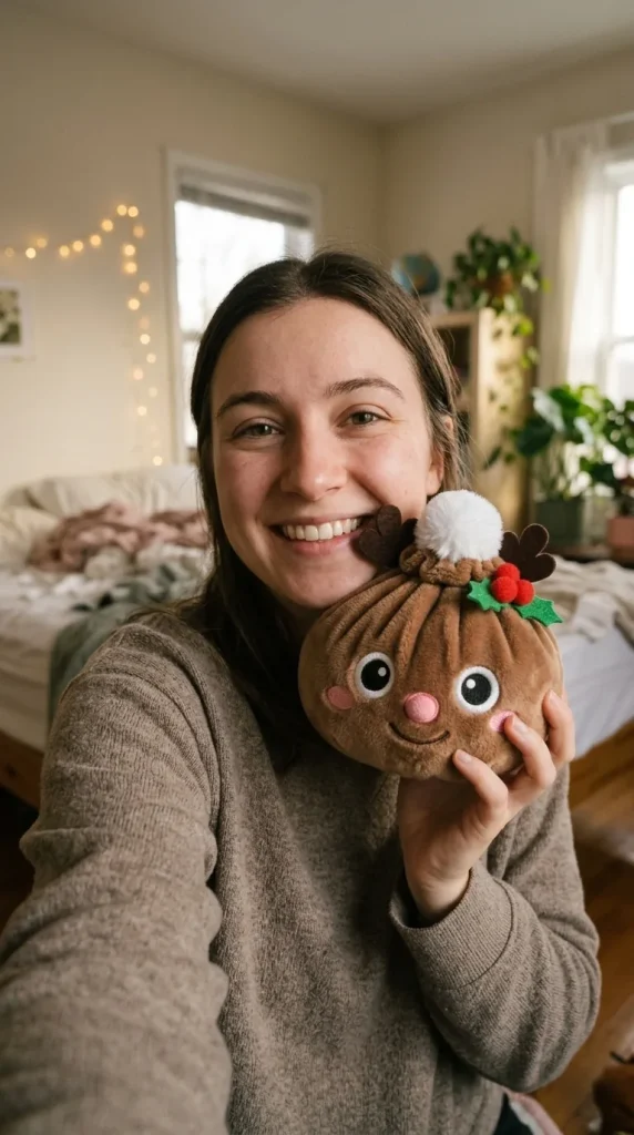 Dumpling Squishy Rentier Weihnachten im Alltag