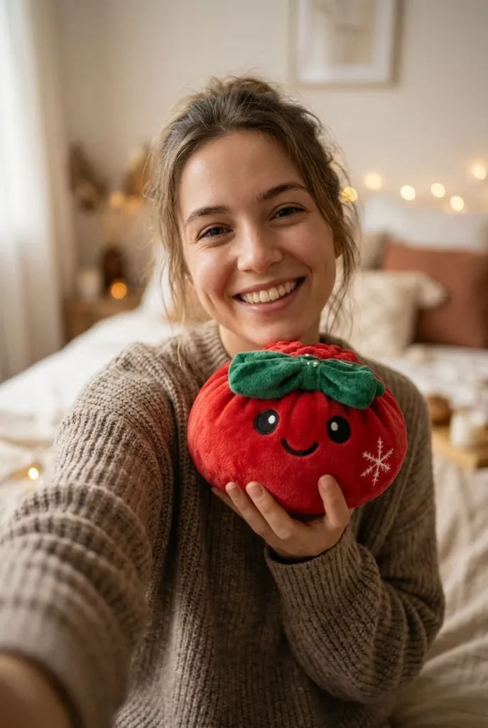 Squishy Dumpling Ribbon Bow Weihnachten Rot im Alltag